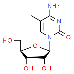 ChemSpider 2D Image | 5-Methylcytidine | C10H15N3O5