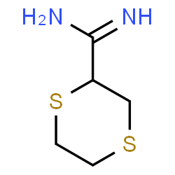 ChemSpider 2D Image | 1,4-Dithiane-2-carboximidamide | C5H10N2S2