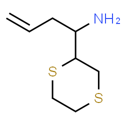 ChemSpider 2D Image | 1-(1,4-Dithian-2-yl)-3-buten-1-amine | C8H15NS2