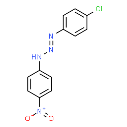 ChemSpider 2D Image | (1E)-1-(4-Chlorophenyl)-3-(4-nitrophenyl)-1-triazene | C12H9ClN4O2