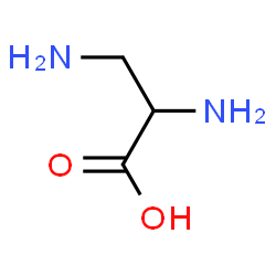 ChemSpider 2D Image | DL-3-Aminoalanine | C3H8N2O2