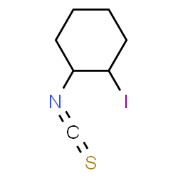 ChemSpider 2D Image | 1-Iodo-2-isothiocyanatocyclohexane | C7H10INS