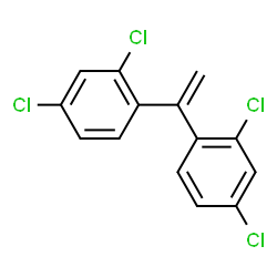 ChemSpider 2D Image | 1,1'-(1,1-Ethenediyl)bis(2,4-dichlorobenzene) | C14H8Cl4