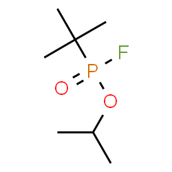 ChemSpider 2D Image | Isopropyl (2-methyl-2-propanyl)phosphonofluoridate | C7H16FO2P