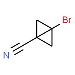 ChemSpider 2D Image | 3-Bromobicyclo[1.1.0]butane-1-carbonitrile | C5H4BrN