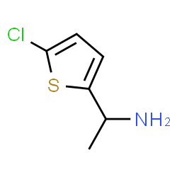 ChemSpider 2D Image | 1-(5-Chloro-2-thienyl)ethanamine | C6H8ClNS