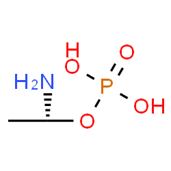 ChemSpider 2D Image | (1R)-1-Aminoethyl dihydrogen phosphate | C2H8NO4P