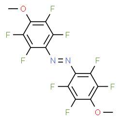 ChemSpider 2D Image | (E)-Bis(2,3,5,6-tetrafluoro-4-methoxyphenyl)diazene | C14H6F8N2O2