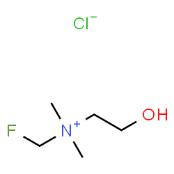 ChemSpider 2D Image | Fluorocholine | C5H13ClFNO
