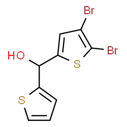 ChemSpider 2D Image | (4,5-Dibromo-2-thienyl)(2-thienyl)methanol | C9H6Br2OS2