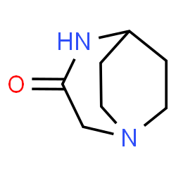 ChemSpider 2D Image | 1,4-Diazabicyclo[3.2.2]nonan-3-one | C7H12N2O