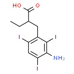 ChemSpider 2D Image | Iopanoic acid | C11H12I3NO2