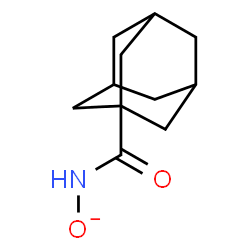 ChemSpider 2D Image | [(Adamantan-1-ylcarbonyl)amino]oxidanide | C11H16NO2