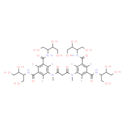 ChemSpider 2D Image | iotrolan | C37H48I6N6O18