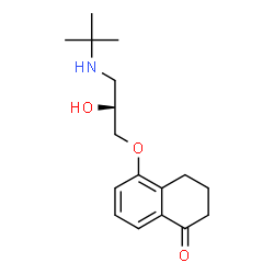 ChemSpider 2D Image | LEVOBUNOLOL | C17H25NO3
