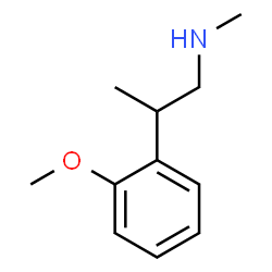 ChemSpider 2D Image | 2-(2-Methoxyphenyl)-N-methyl-1-propanamine | C11H17NO