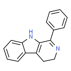 ChemSpider 2D Image | 1-Phenyl-4,9-dihydro-3H-beta-carboline | C17H14N2