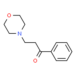 ChemSpider 2D Image | 3-Morpholino-1-phenylpropan-1-one | C13H17NO2
