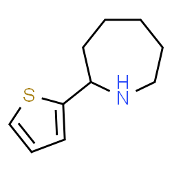ChemSpider 2D Image | 2-(2-Thienyl)azepan | C10H15NS