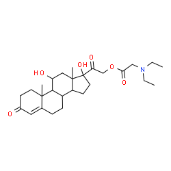 ChemSpider 2D Image | hydrocortamate | C27H41NO6