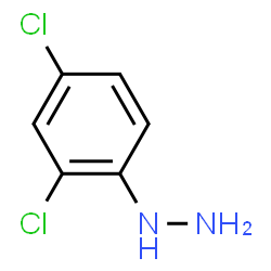ChemSpider 2D Image | 2,4-Dichlorophenylhydrazine | C6H6Cl2N2