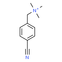 ChemSpider 2D Image | (4-Cyanophenyl)-N,N,N-trimethylmethanaminium | C11H15N2