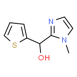 ChemSpider 2D Image | (1-Methyl-1H-imidazol-2-yl)(2-thienyl)methanol | C9H10N2OS