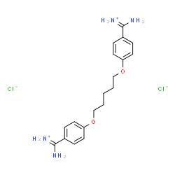ChemSpider 2D Image | pentamidine | C19H26Cl2N4O2