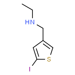 ChemSpider 2D Image | N-[(5-Iodo-3-thienyl)methyl]ethanamine | C7H10INS