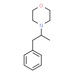 ChemSpider 2D Image | 4-(1-Phenyl-2-propanyl)morpholine | C13H19NO