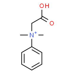 ChemSpider 2D Image | N-(Carboxymethyl)-N,N-dimethylanilinium | C10H14NO2