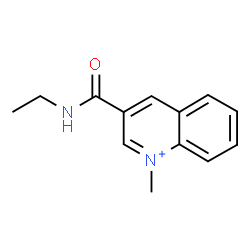ChemSpider 2D Image | 3-(Ethylcarbamoyl)-1-methylquinolinium | C13H15N2O