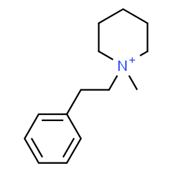 ChemSpider 2D Image | 1-Methyl-1-(2-phenylethyl)piperidinium | C14H22N