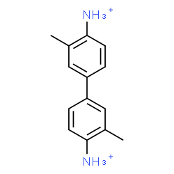 ChemSpider 2D Image | 3,3'-Dimethyl-4,4'-biphenyldiaminium | C14H18N2