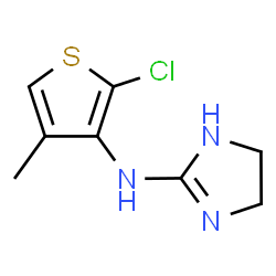 ChemSpider 2D Image | tiamenidine | C8H10ClN3S