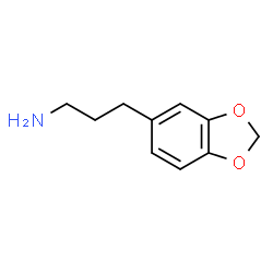ChemSpider 2D Image | 3-(1,3-Benzodioxol-5-yl)-1-propanamine | C10H13NO2