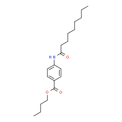 ChemSpider 2D Image | Butyl 4-(nonanoylamino)benzoate | C20H31NO3