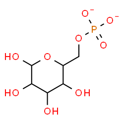 ChemSpider 2D Image | 6-O-Phosphonatohexopyranose | C6H11O9P