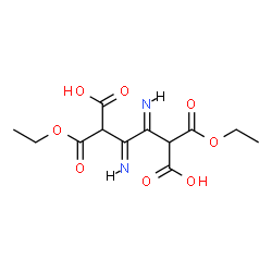 ChemSpider 2D Image | (3E,4E)-2,5-Bis(ethoxycarbonyl)-3,4-diiminohexanedioic acid | C12H16N2O8