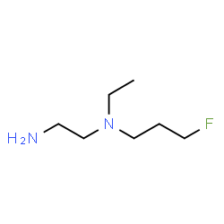 ChemSpider 2D Image | N-Ethyl-N-(3-fluoropropyl)-1,2-ethanediamine | C7H17FN2