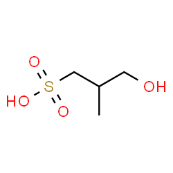 ChemSpider 2D Image | 3-Hydroxy-2-methyl-1-propanesulfonic acid | C4H10O4S