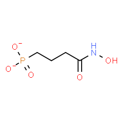 ChemSpider 2D Image | [4-(Hydroxyamino)-4-oxobutyl]phosphonate | C4H8NO5P