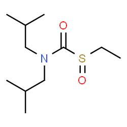 ChemSpider 2D Image | (Diisobutylamino)(ethylsulfinyl)methanone | C11H23NO2S