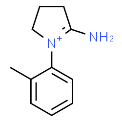 ChemSpider 2D Image | 5-Amino-1-(2-methylphenyl)-3,4-dihydro-2H-pyrrolium | C11H15N2