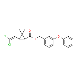 ChemSpider 2D Image | Permethrin | C21H20Cl2O3