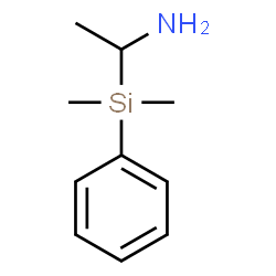 ChemSpider 2D Image | 1-[Dimethyl(phenyl)silyl]ethanamine | C10H17NSi