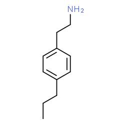 ChemSpider 2D Image | 2-(4-Propylphenyl)ethanamine | C11H17N