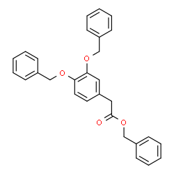 ChemSpider 2D Image | Benzyl [3,4-bis(benzyloxy)phenyl]acetate | C29H26O4