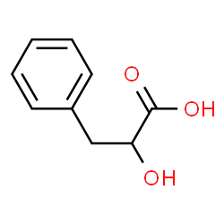 ChemSpider 2D Image | 3-phenyllactic acid | C9H10O3