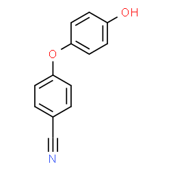 ChemSpider 2D Image | 4-(4-Hydroxyphenoxy)benzonitrile | C13H9NO2